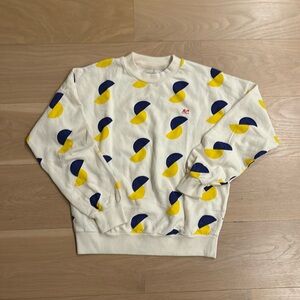 Bobo Choses New Half Circle Blue Yellow Sweatshirt